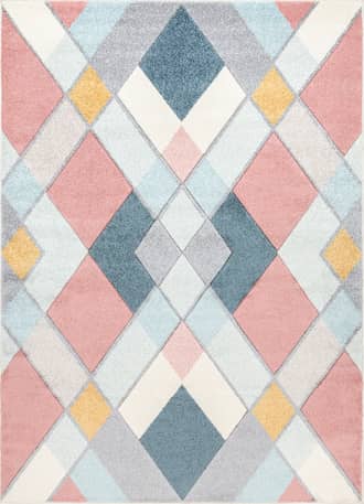 6' 7" x 9' Contemporary Tiles Rug primary image