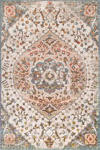 Floral Wreath Medallion Rug primary image