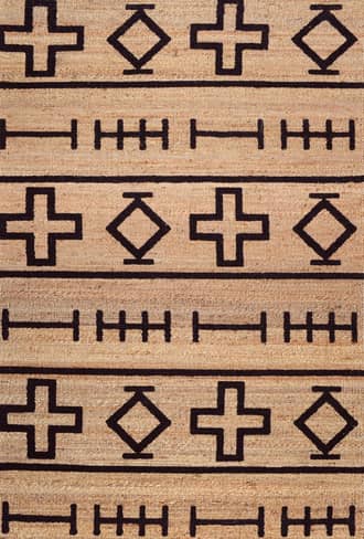 Natural 3' x 5' Native Symbols Rug swatch