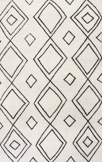 8' 6" x 11' 6" Moroccan Diamond Wool Rug primary image