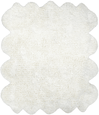 Natural 6' x 7' Octo Pelt Rug swatch