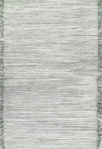 7' 6" x 9' 6" Striated Flatweave With Side Tassels Rug primary image