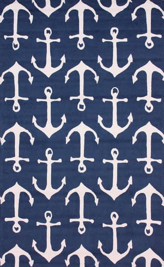 6' Anchors Indoor/Outdoor Rug primary image