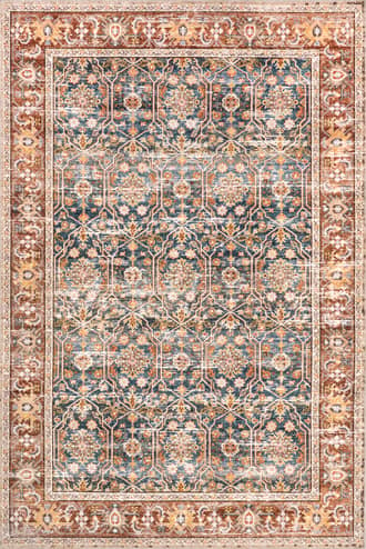 Lessia Washable Floral Rug primary image