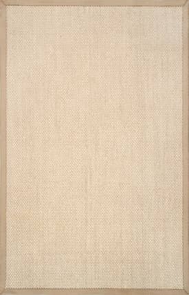 Beige Proper Sisal and Cotton Rug swatch