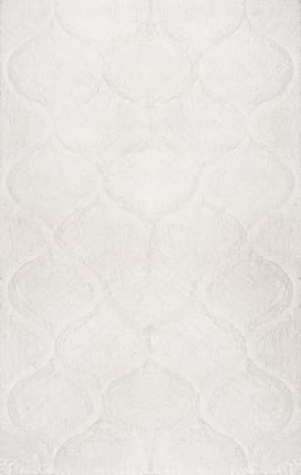 6' x 9' Super Soft Luxury Shag with Carved Trellis Rug primary image