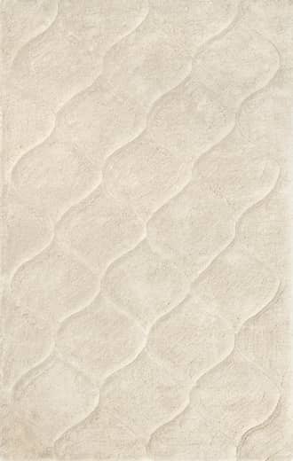 5' x 8' Super Soft Luxury Shag with Carved Trellis Rug primary image