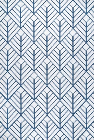 Blue 2' 6" x 8' Juniper Diamond Tiles Indoor/Outdoor Rug swatch