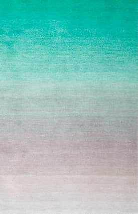 Turquoise 10' x 14' Ombre Shag Rug swatch