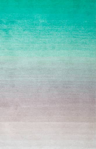 Turquoise 2' 6" x 8' Ombre Shag Rug swatch