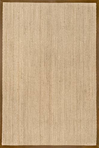 Brown 2' 6" x 6' Seagrass Herringbone Rug swatch