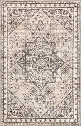 Taupe Sadira Washable Stain Resistant Rug swatch