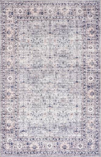 Grey 6' x 9' Pernilla Spill Proof Washable Rug swatch
