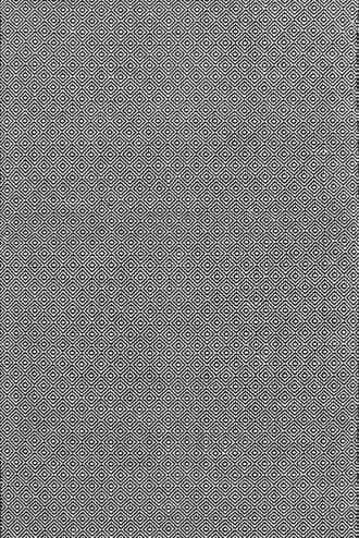 4' x 6' Diamond Cotton Check Flatwoven Rug primary image