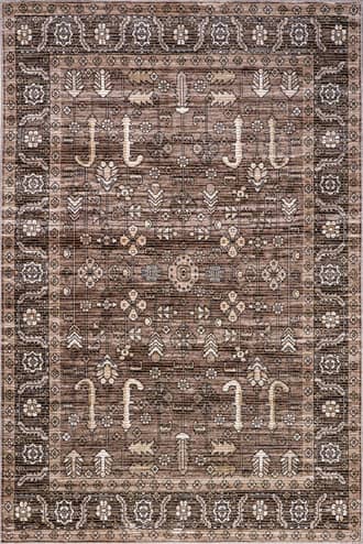 Taupe 2' 6" x 8' Oriental & Persian ZM05 Rug swatch