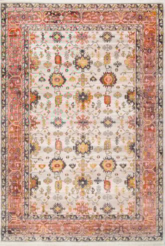 Persian Snowflakes Fringe Rug primary image