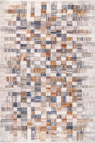 Annika Abstract Checkered Rug primary image
