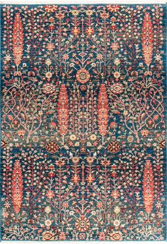 Floral Fringed Rug primary image