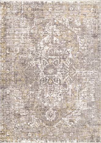 Silhouette Medallion Fringe Rug primary image