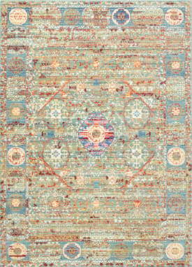 Green Persian Rug swatch