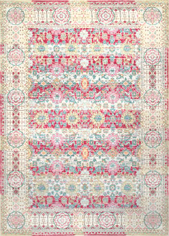 Muted Floral Design Rug primary image