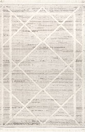 8' x 11' Ellery Tiled Tasseled Rug primary image