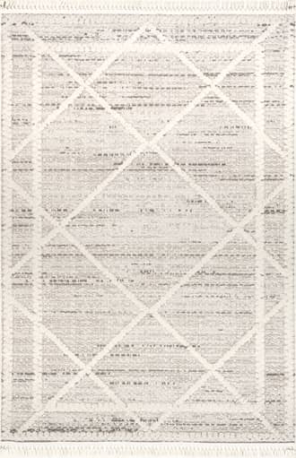 Ellery Tiled Tasseled Rug primary image
