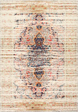Sand Faded Gothic Medallion Rug swatch