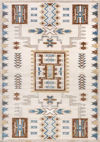 7' 3" x 9' Nerali Washable Geometric Rug primary image