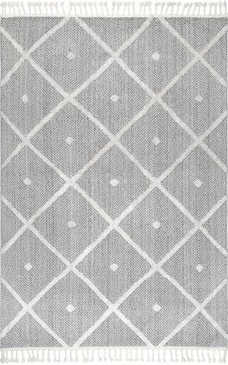 2' 6" x 6' Zenful Pip Tiles Tassel Rug primary image