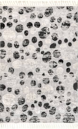 Light Gray Macie Dotted Lifted Rug swatch