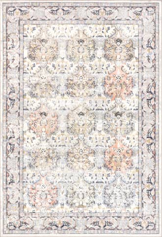 Beige 4' x 6' Rina Washable Persian Rug swatch