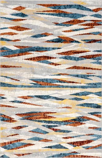 Multicolor 4' x 6' Bea Washable Southwestern Rug swatch
