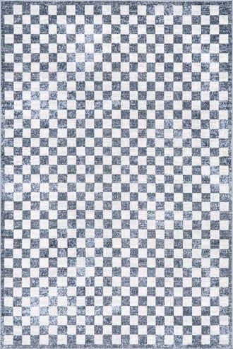 5' 3" x 7' 6" Mitzy Washable Checkered Rug primary image