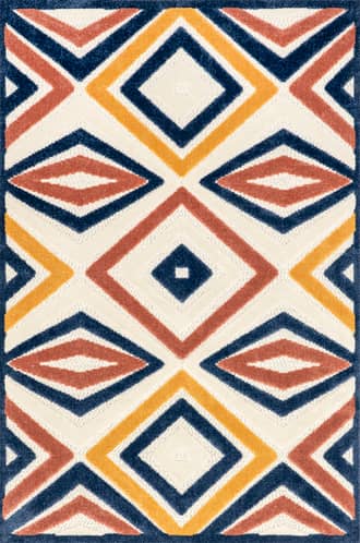 8' x 10' Jacinta Indoor/Outdoor Kaleidoscope Diamonds Rug primary image