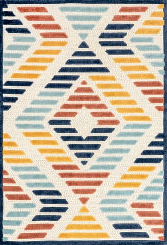 Zyla Skipping Stripes Indoor/Outdoor Rug primary image