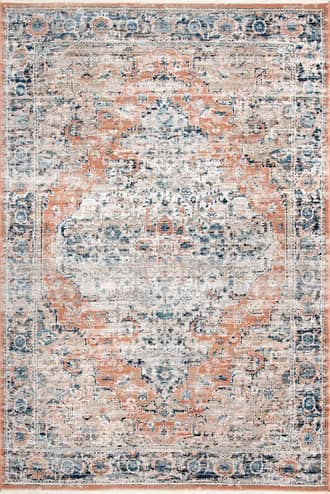 Beige 5' 3" x 7' 3" Shaded Snowflakes Rug swatch