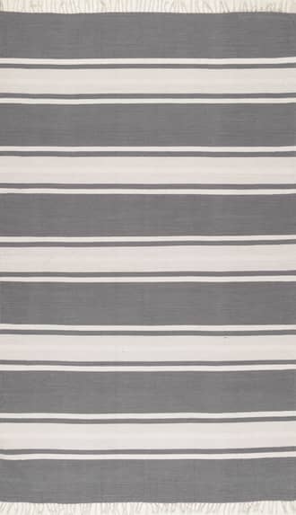 4' x 6' Bengal Striped Flatweave Tassel Rug primary image