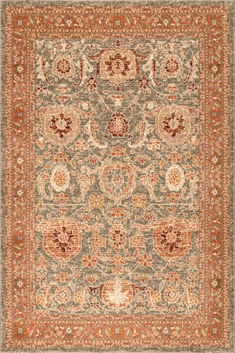 Olive Faded Persian Rug swatch