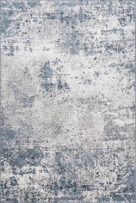 Blue 8' x 10' Crystal Abstract Vintage Rug swatch