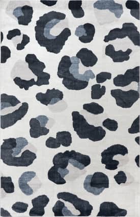 Light Gray 3' x 5' Josie Abstract Skyscape Rug swatch