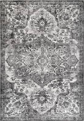 Gray 6' Shaded Medallion Rug swatch