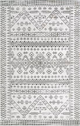 Light Gray 10' x 14' Evanescent Moroccan Rug swatch