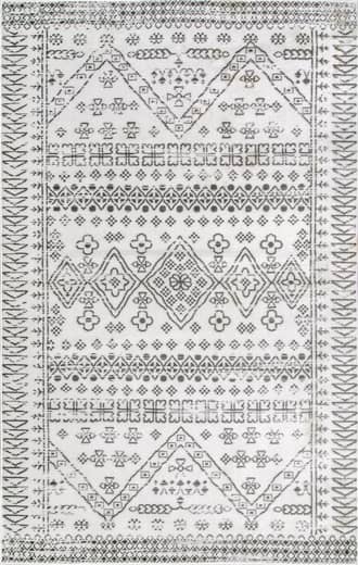 Light Gray Evanescent Moroccan Rug swatch