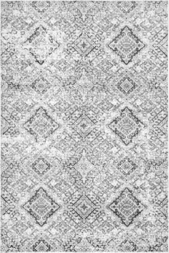 Grey 5' x 8' Persian Tessellation Rug swatch