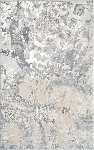 Gray Abstract Bubbles Rug swatch