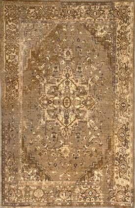 Natural 5' x 8' Persian Vintage Rug swatch