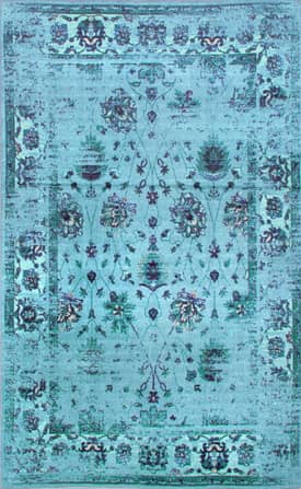 Turquoise Persian Vintage Rug swatch