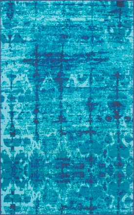 Blue Abstract Tides Rug swatch
