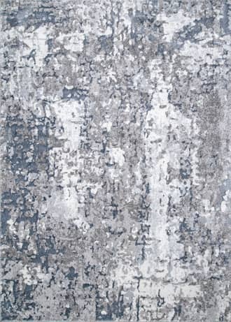 Silver Abstract Canvas Rug swatch